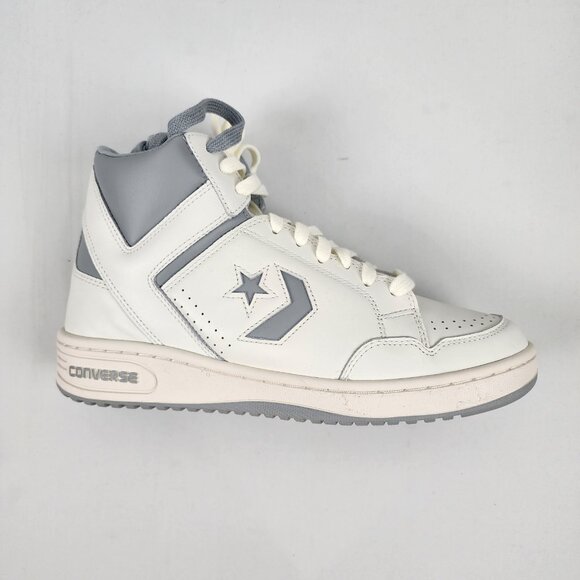 CONVERSE WEAPON MID Vintage White Ash Stone Silver A04397C Mens 12/Womens 13.5 - Picture 5 of 10